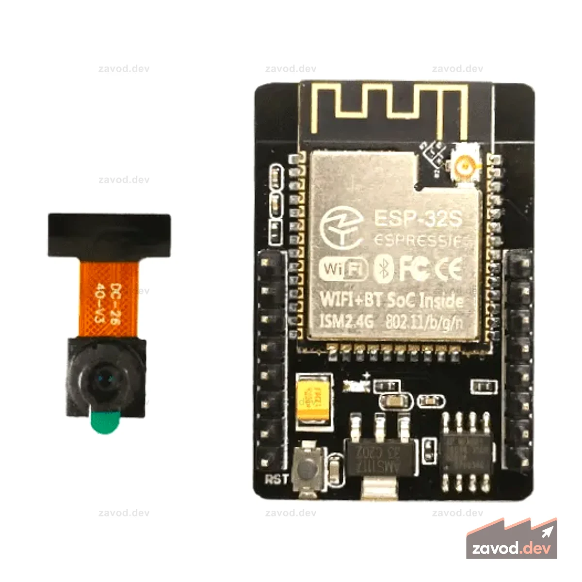 Модуль ESP32 CAM WiFi с модулем камеры OV3660 3MP