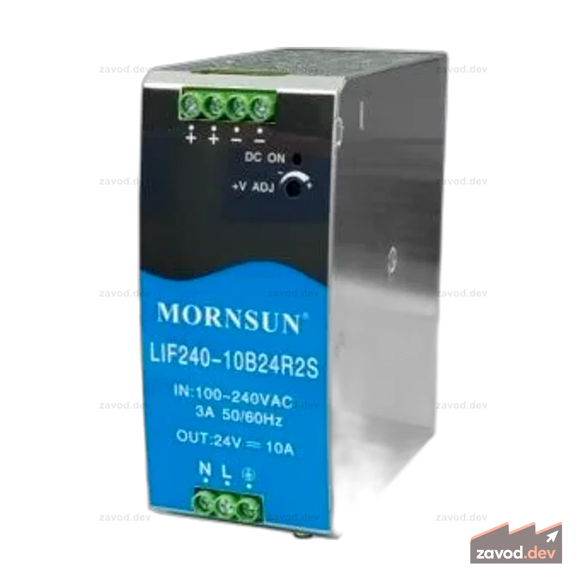 Mornsun LIF240-10B48R2S Блок питания переменного/постоянного тока, 240 Вт, для DIN-рейки