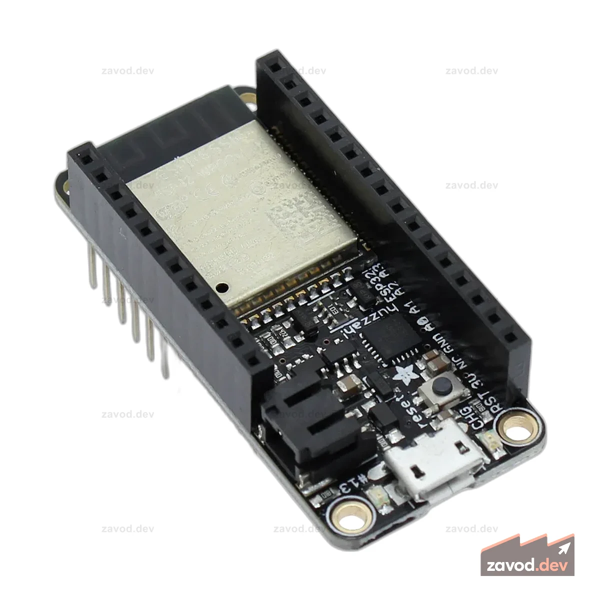 Перьевая плата ESP32 со штабелируемыми разъемами