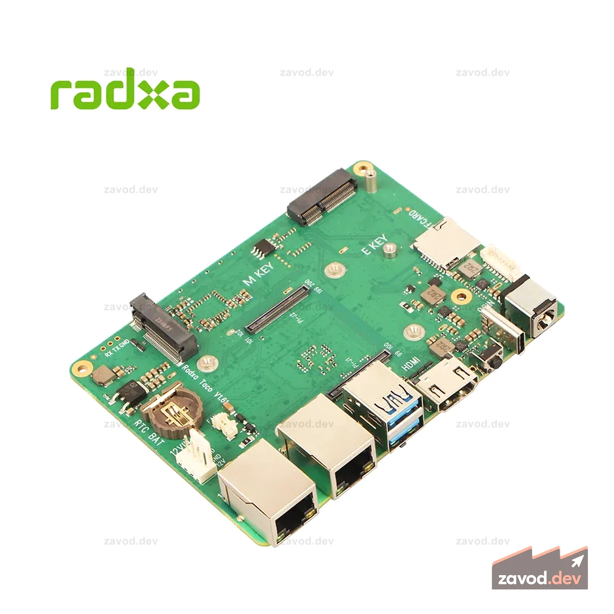 Radxa Taco — высокопроизводительная платформа NAS и маршрутизатора для RPi CM5