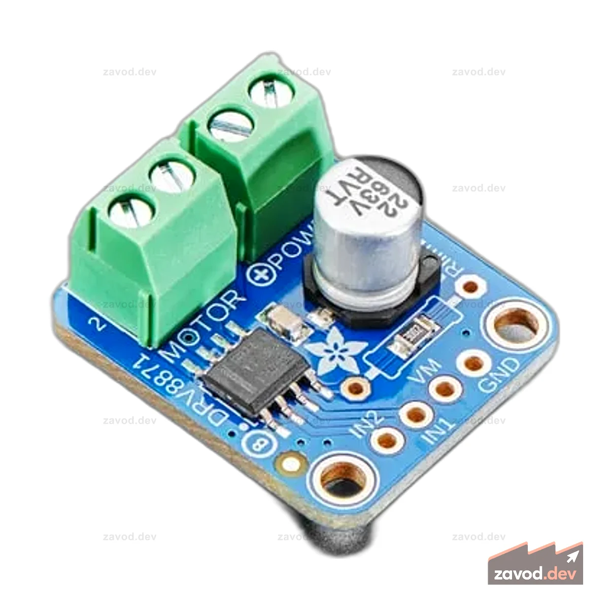 Adafruit DRV8871 Коммутационная плата драйвера двигателя постоянного тока - 3,6 А макс.