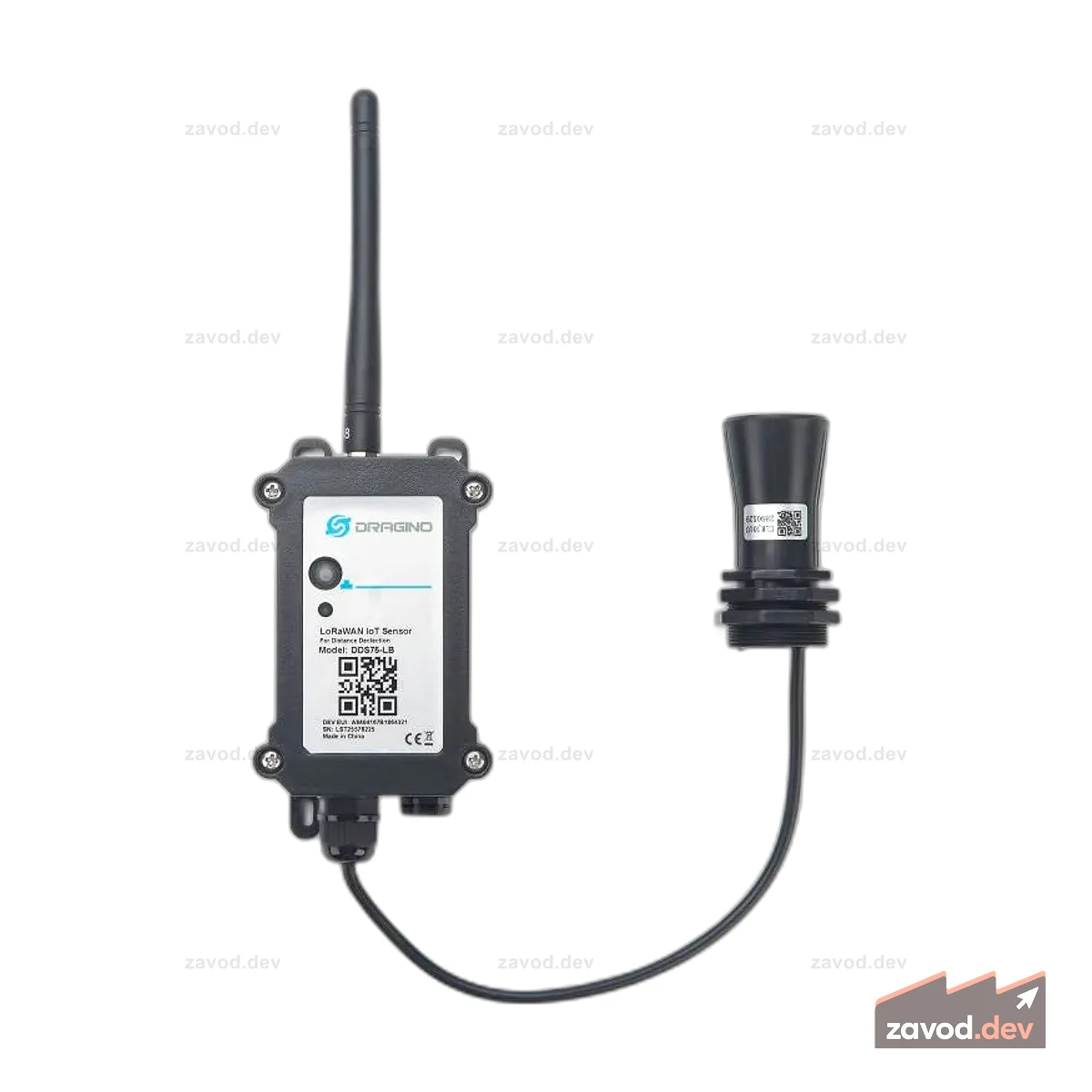 Dragino DDS75-LB-EU868 LoRaWAN Ультразвуковой датчик расстояния