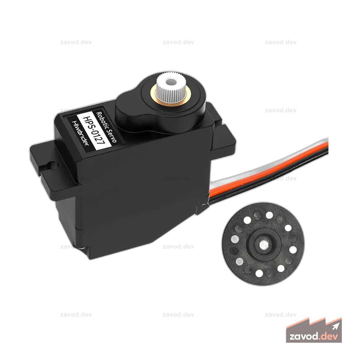 Hiwonder HPS-0127 Микровысокоскоростной антиблокировочный сервопривод рулевого управления, цифровой сервопривод PWM с высоким крутящим моментом, угол управления 270 °, подходит для радиоуправляемых машинок / робототехники своими руками