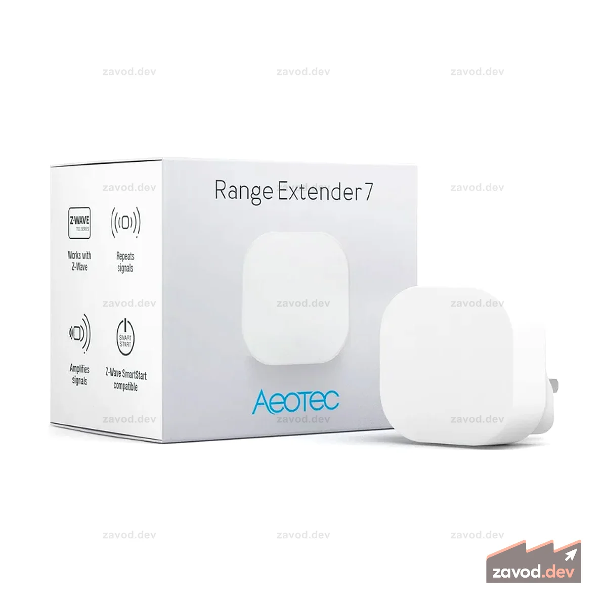 Расширитель диапазона Aeotec Z-Wave 7 (Великобритания)