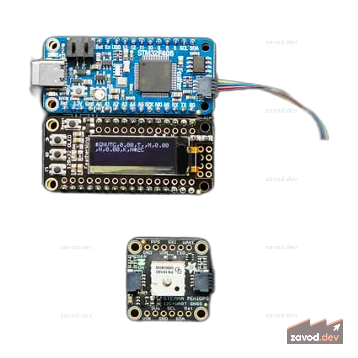 Adafruit Mini GPS PA1010D - UART и I2C - STEMMA QT