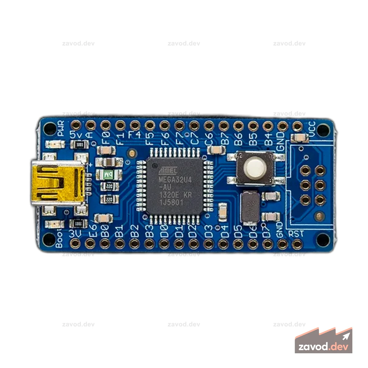 Коммутационная плата Atmega32u4