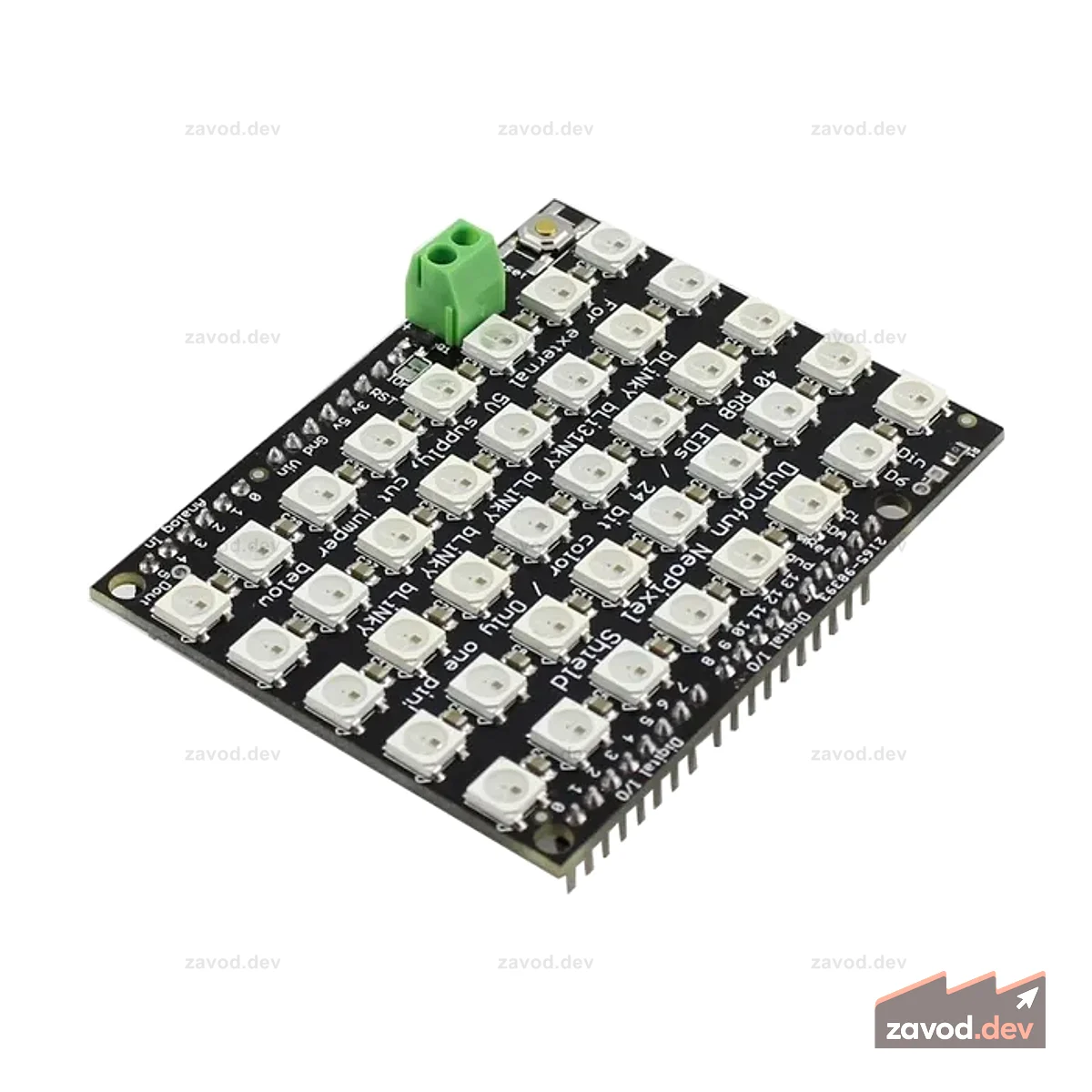 NeoPixel Shield - WS2812 RGB светодиодная матрица