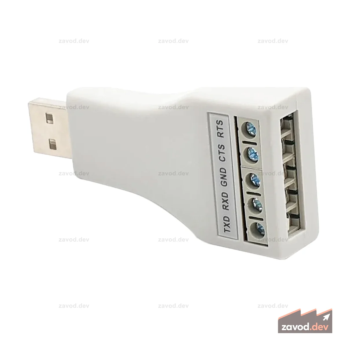 Адаптер USB-RS232 с чипом FT232 и винтовой клеммой