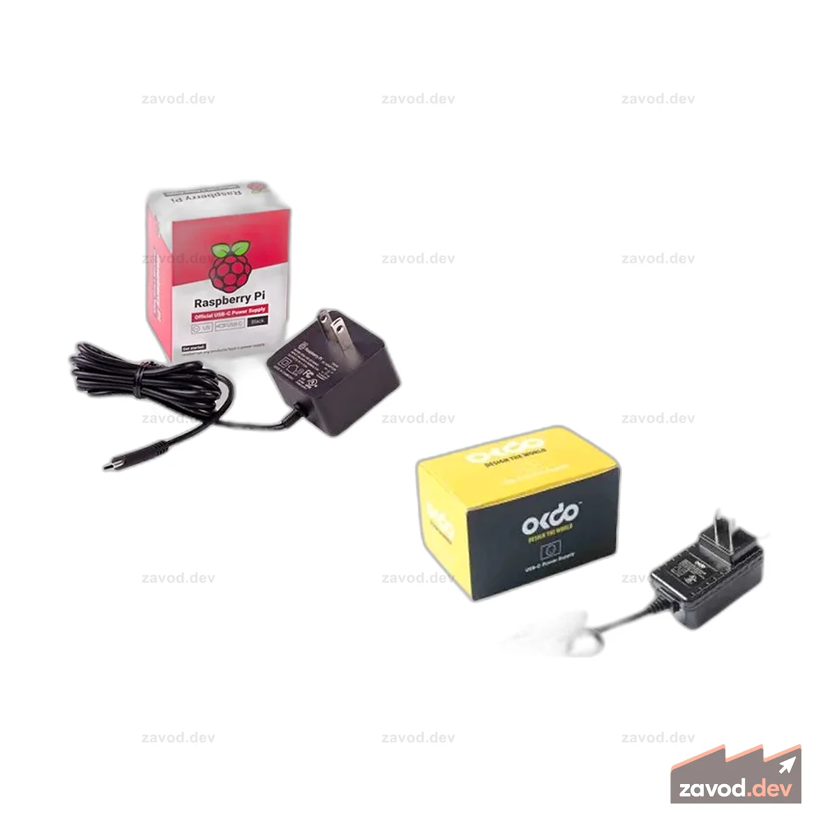 Официальный блок питания Raspberry Pi 5,1 В 3 А USB C