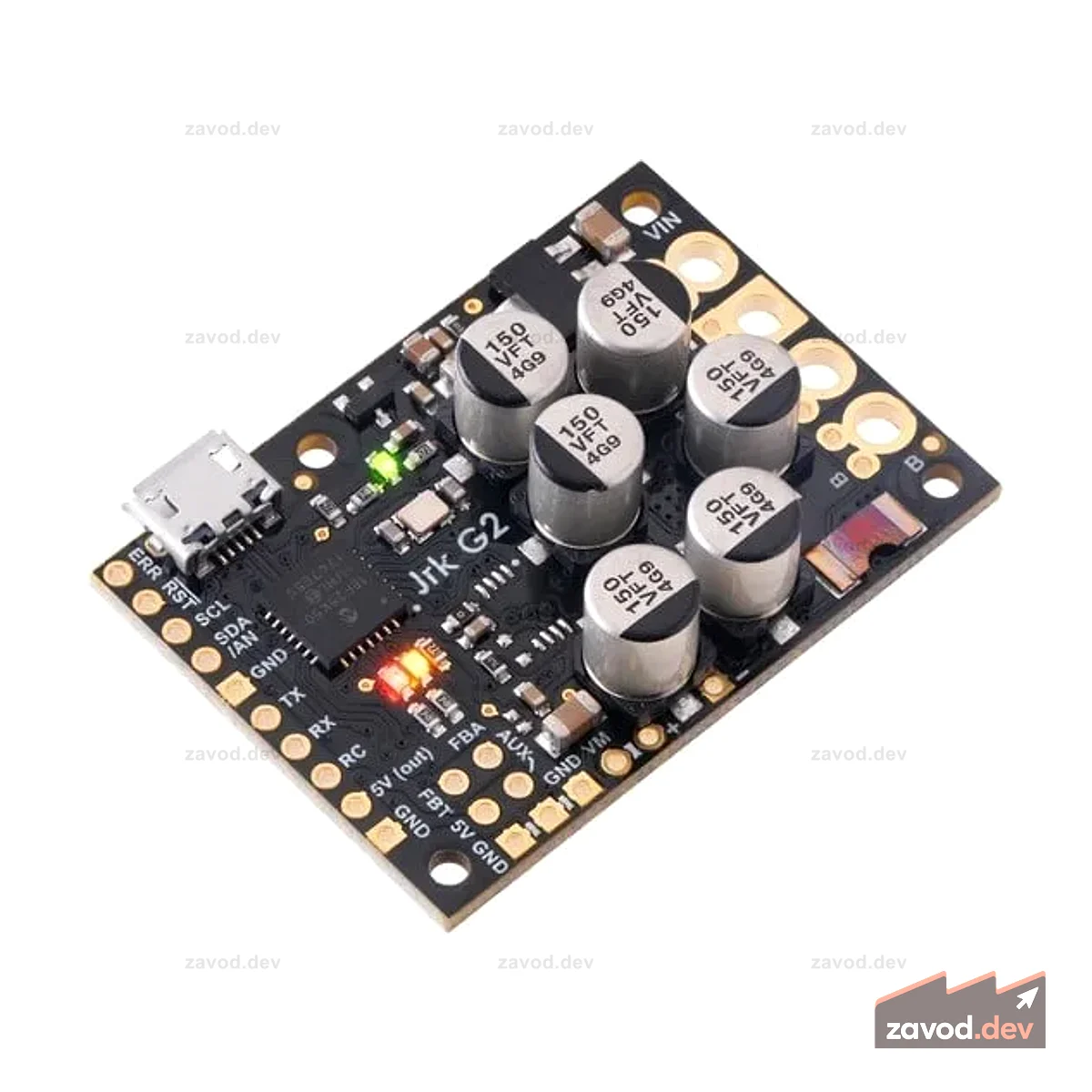 Pololu Jrk G2 18v27 USB-контроллер двигателя с обратной связью