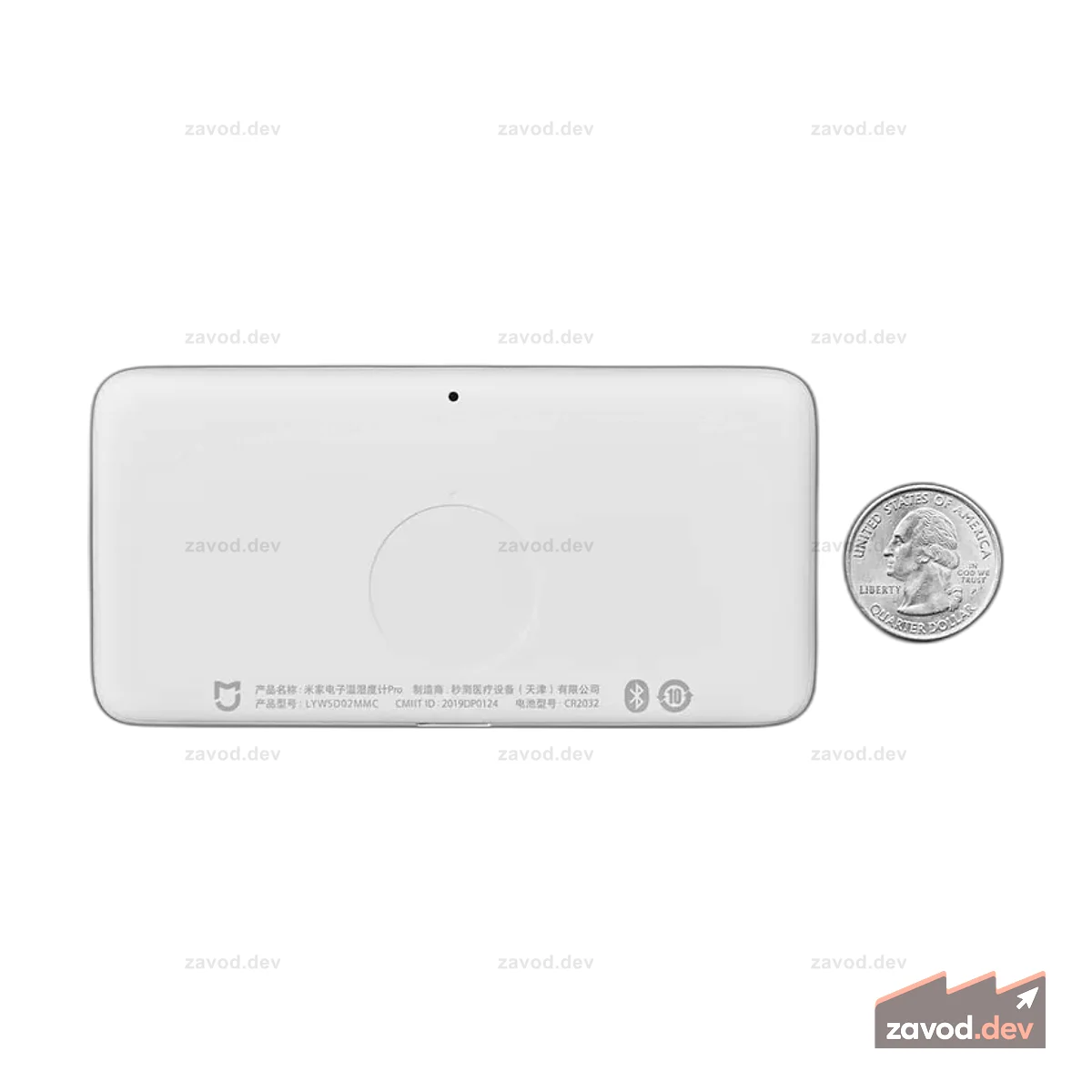 Часы с Bluetooth eInk и датчиком температуры и влажности LYWSD02