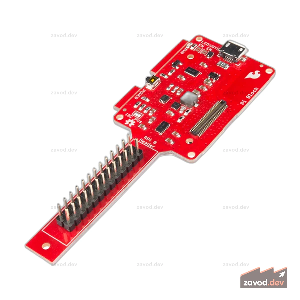 SparkFun для Intel® Edison — Raspberry Pi B (с разъемами)