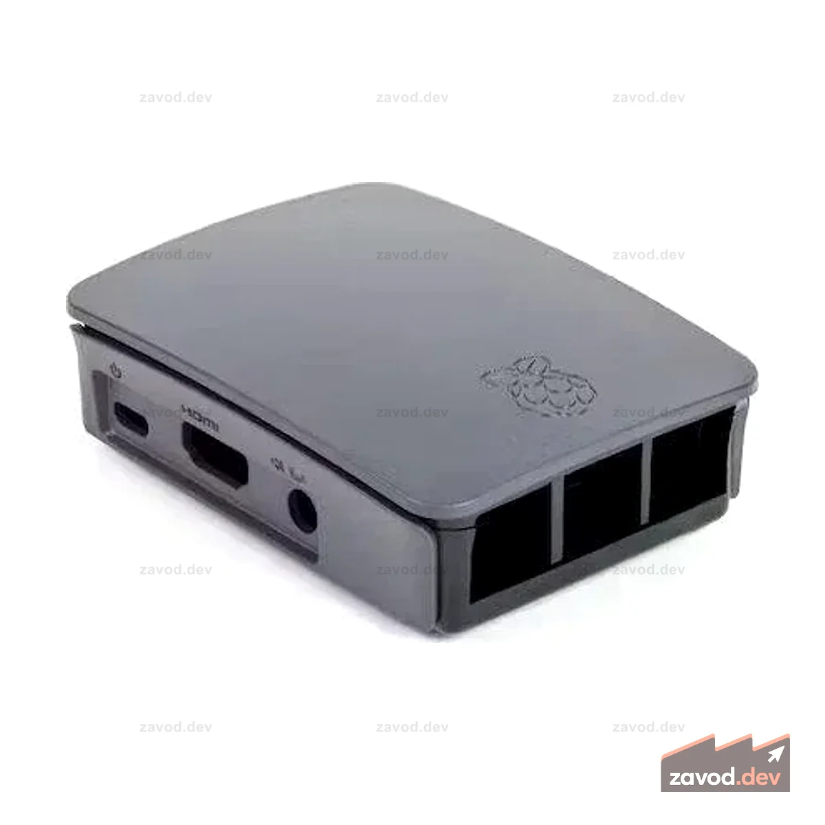 Чехол Raspberry Pi® v2 для Pi3 — черный и серый