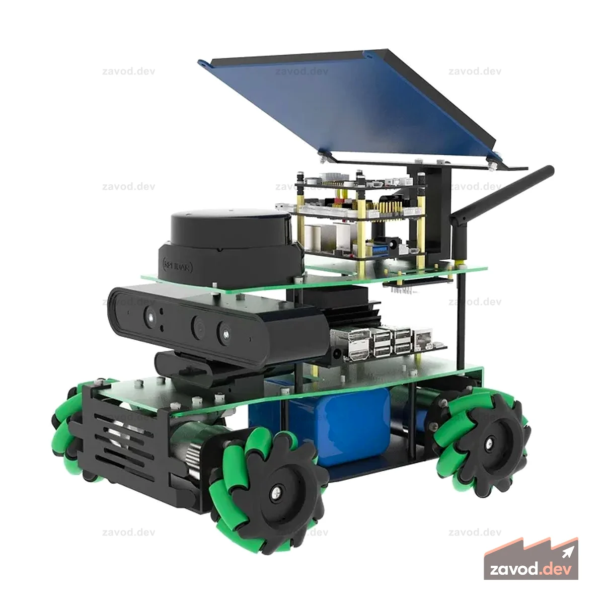 ROSMASTER Robot Raspberry Pi 5/Jetson NANO Комплект аксессуаров (основная плата управления не входит в комплект)
