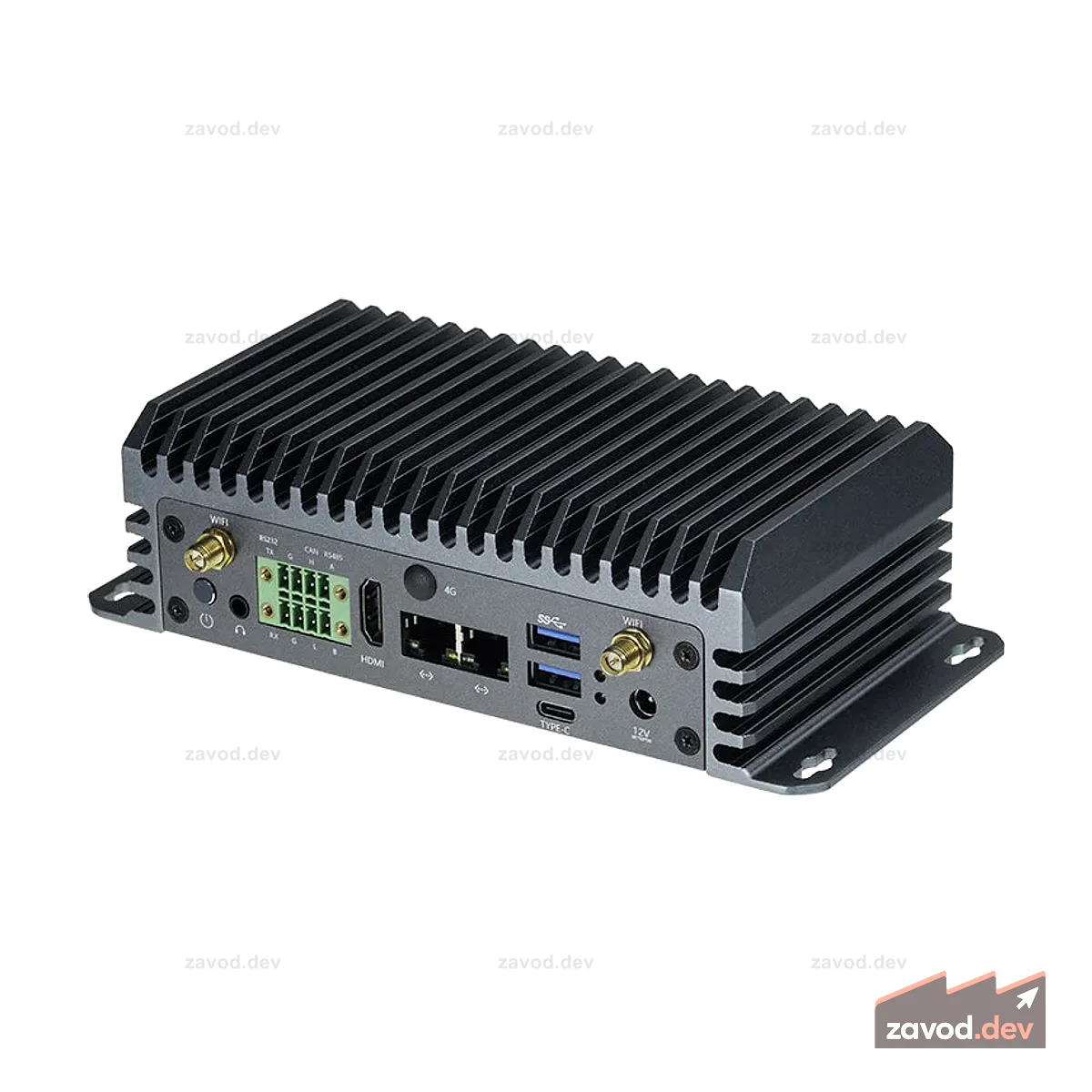 EC-A3588JD4 RK3588 Безвентиляторный промышленный ПК ARM