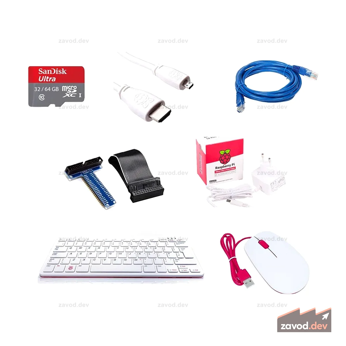 Комплект Raspberry Pi 400 своими руками