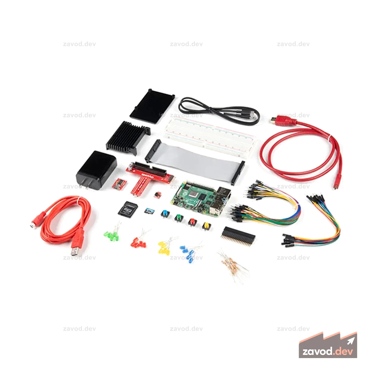 Стартовый комплект оборудования SparkFun Raspberry Pi 4 — 4 ГБ