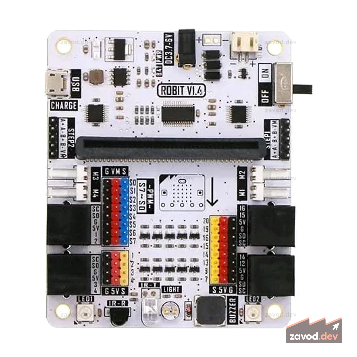 Robit для BBC micro:bit — платформа для разработки умных автомобильных роботов своими руками (совместима с mbot)