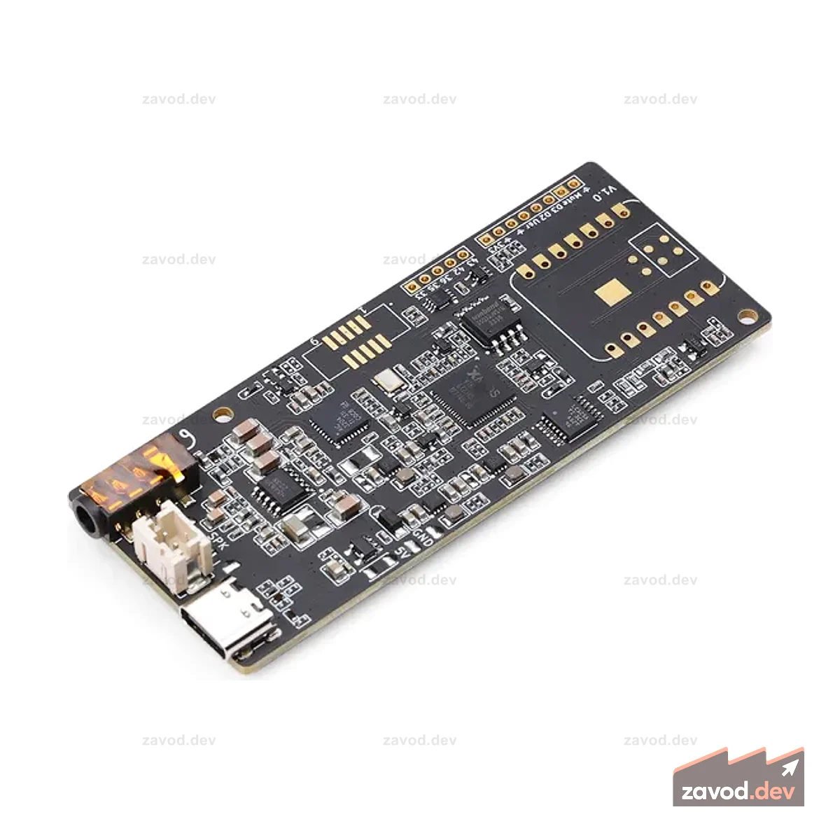 ReSpeaker Lite — массив из 2 USB-микрофонов со встроенными алгоритмами AI NLU, совместимый с Seeed Studio XIAO ESP32S3 (Sense), Raspberry Pi, Adafruit QT Py