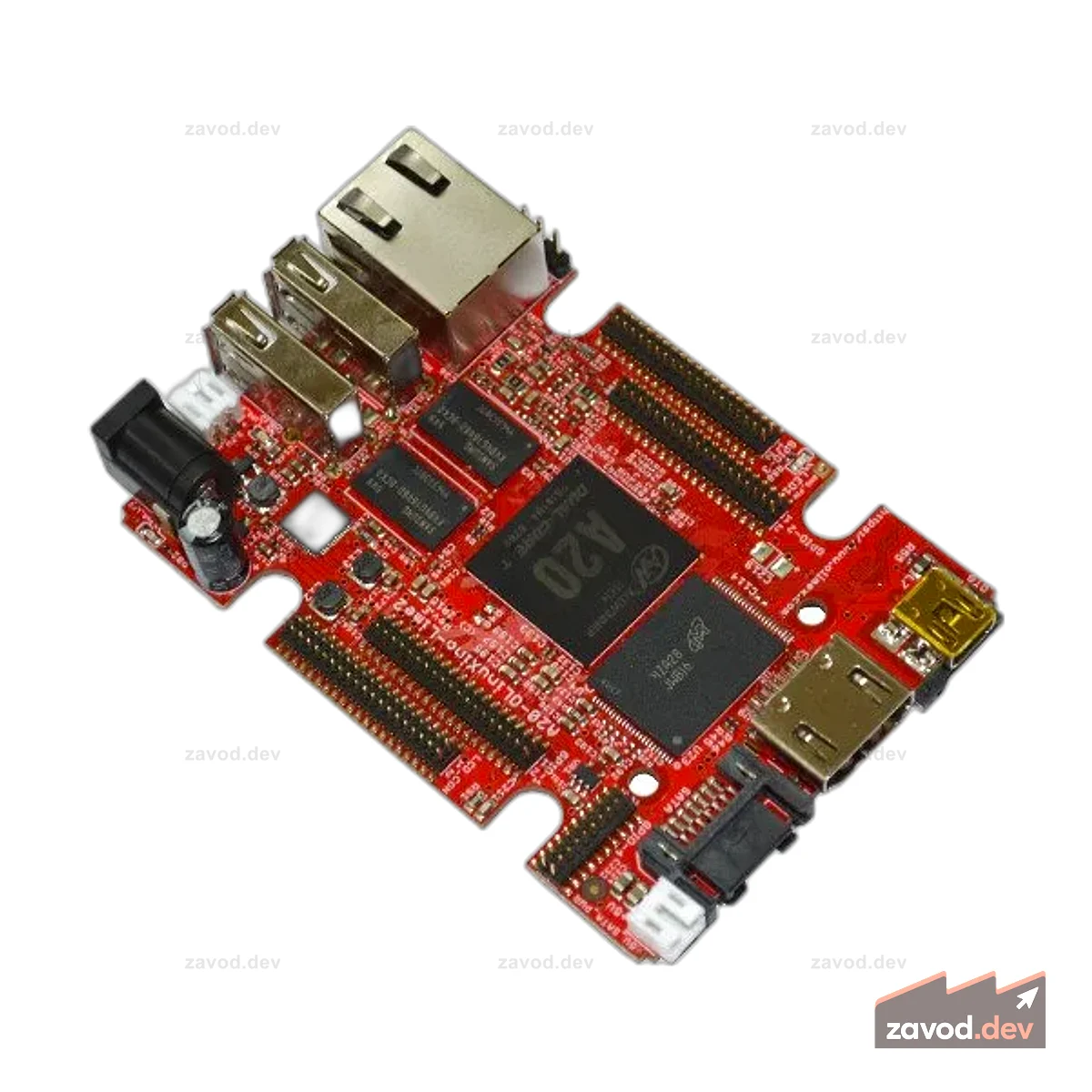 A20-OLinuXino-LIME2-eMMC - ОДНОПЛАТНЫЙ КОМПЬЮТЕР С ALLWINNER A20 DUAL CORTEX-A7, 1 ГБ ОЗУ, 4 ГБ EMMC MLC/SLC FLASH И GIGABIT ETHERNET