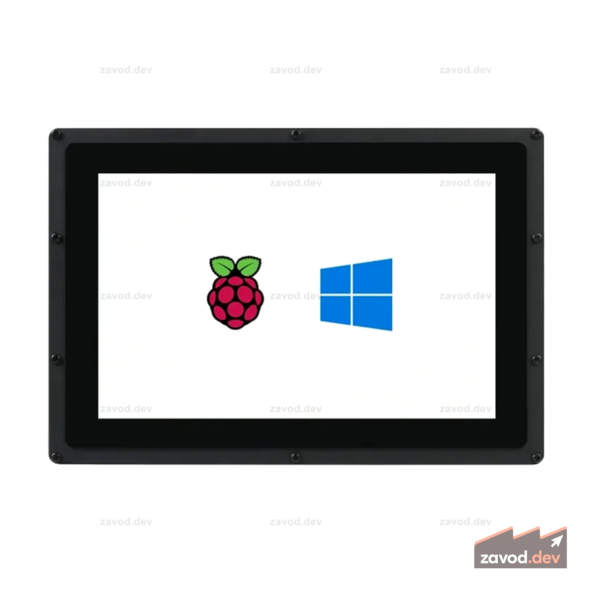 Оригинальный 10,1-дюймовый сенсорный экран Raspberry Pi Waveshare 1280x800 с чехлом