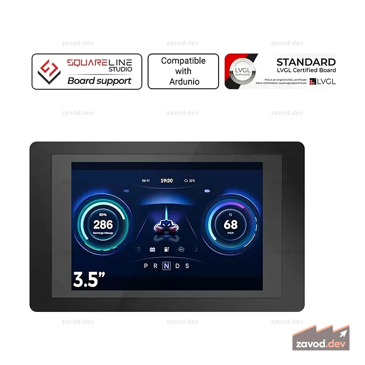 CrowPanel DLC35010R ESP32 Терминал 3,5 дюйма, параллельный TFT-LCD, 480x320, ЧМИ-дисплей