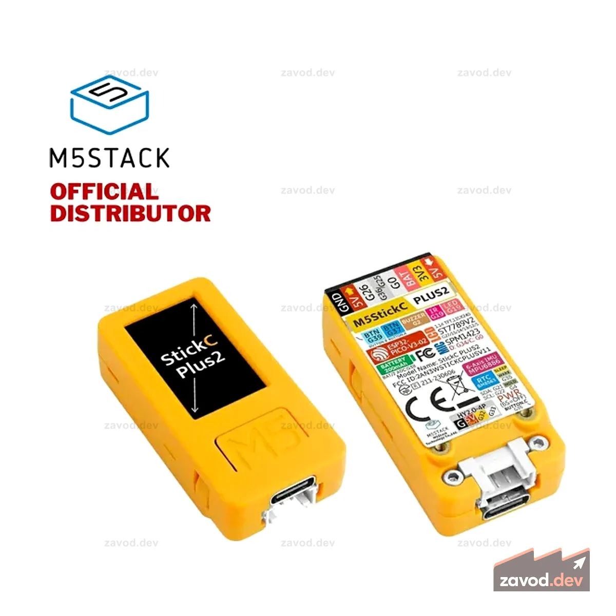M5Stack M5StickC PLUS2 ESP32 Комплект для разработки Mini IoT
