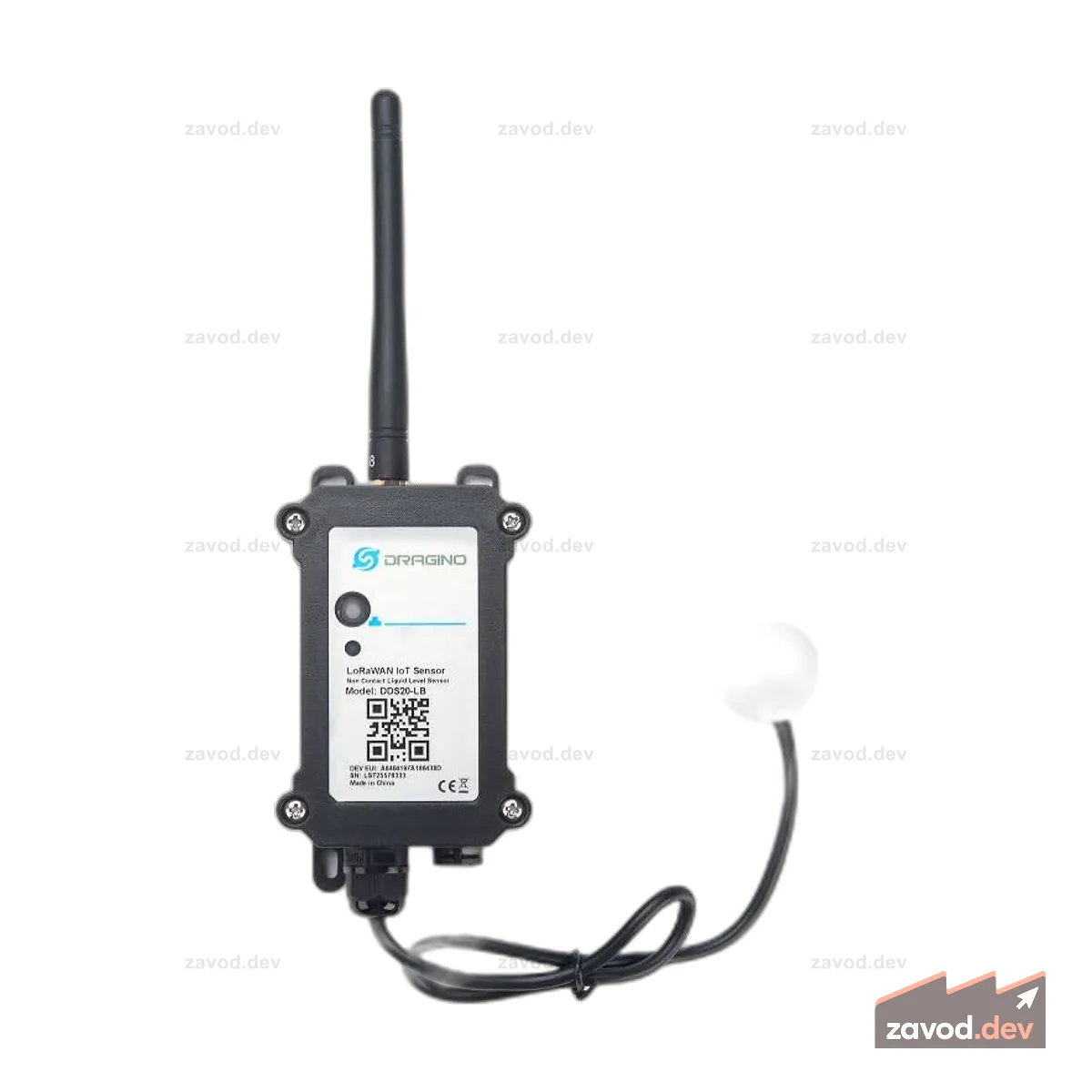 Dragino DDS20-LB-EU868 LoRaWAN Ультразвуковой датчик уровня жидкости