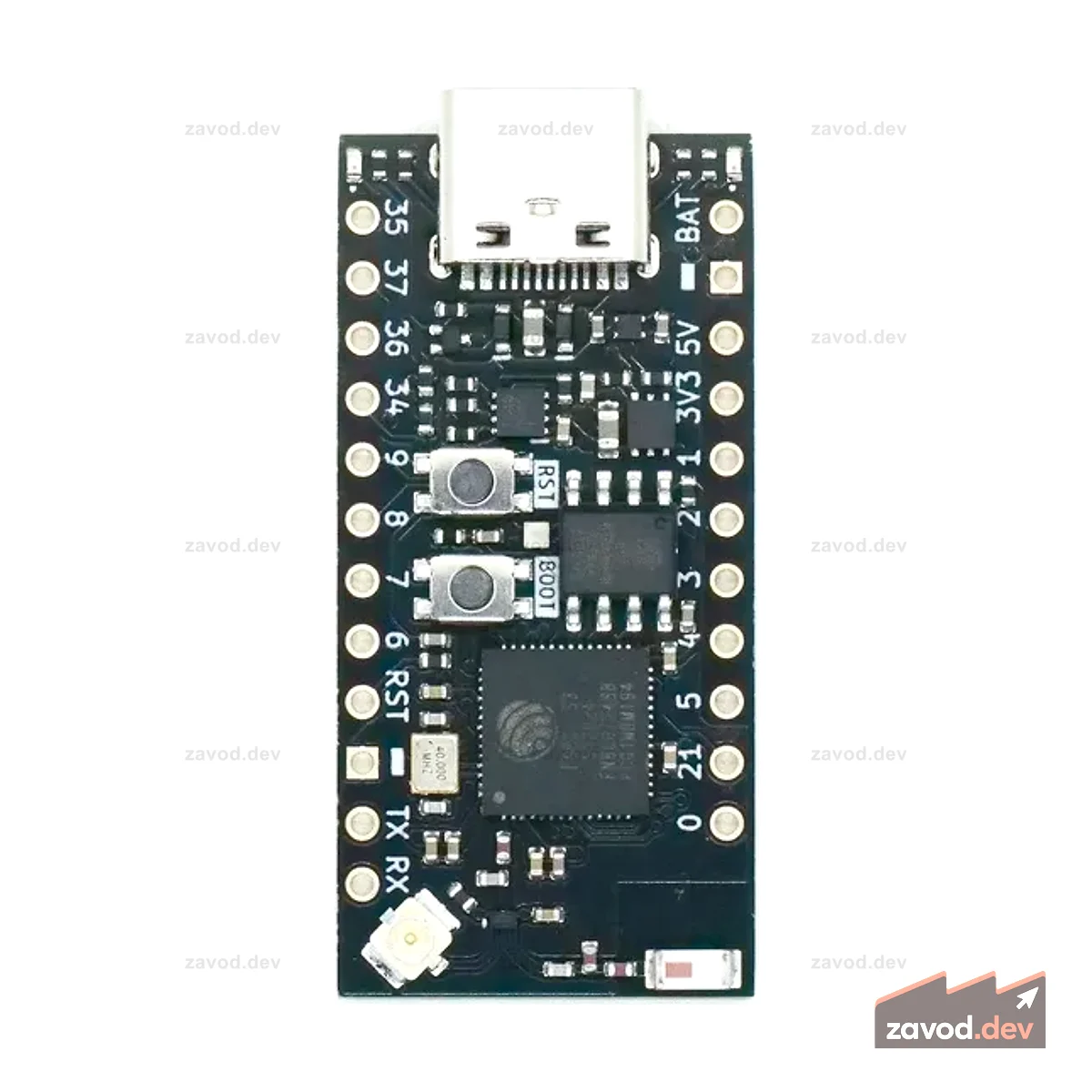 TinyS3[D] — плата разработчика ESP32-S3 с двойной антенной