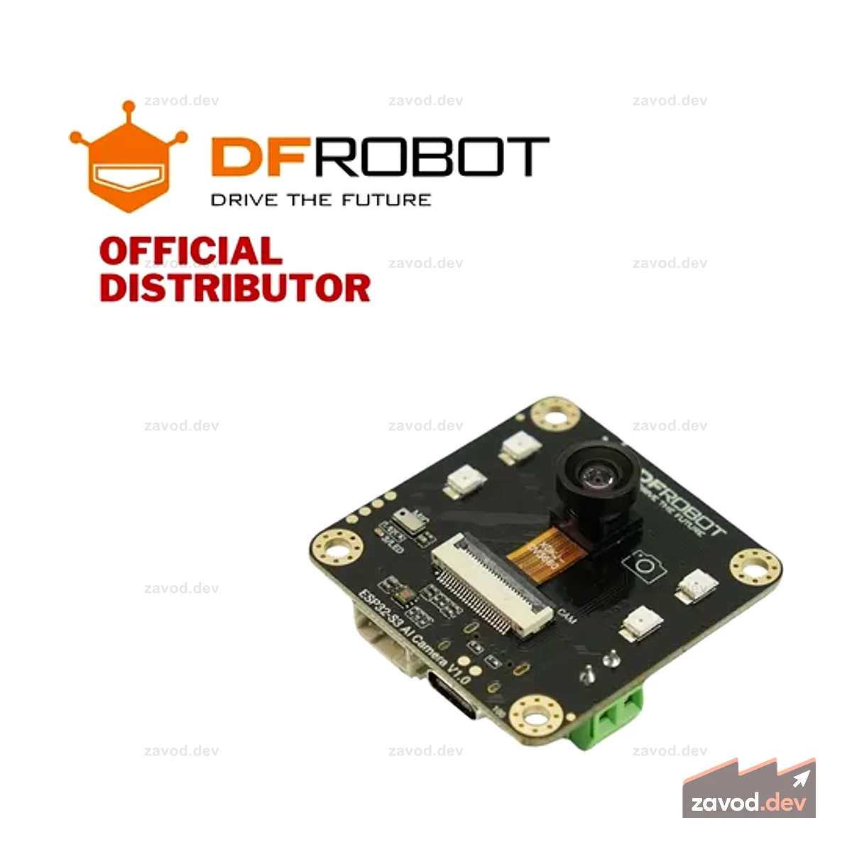 Модуль камеры AI DFRobot ESP32-S3 (распознавание краев изображения, ночное видение, голосовое взаимодействие ChatGPT) | DFR1154