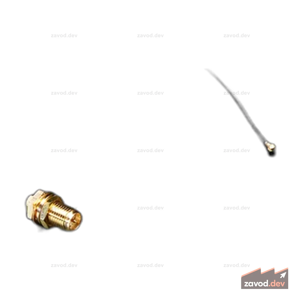 RP-SMA to w.FL / MHF3 / IPEX3 Adapter