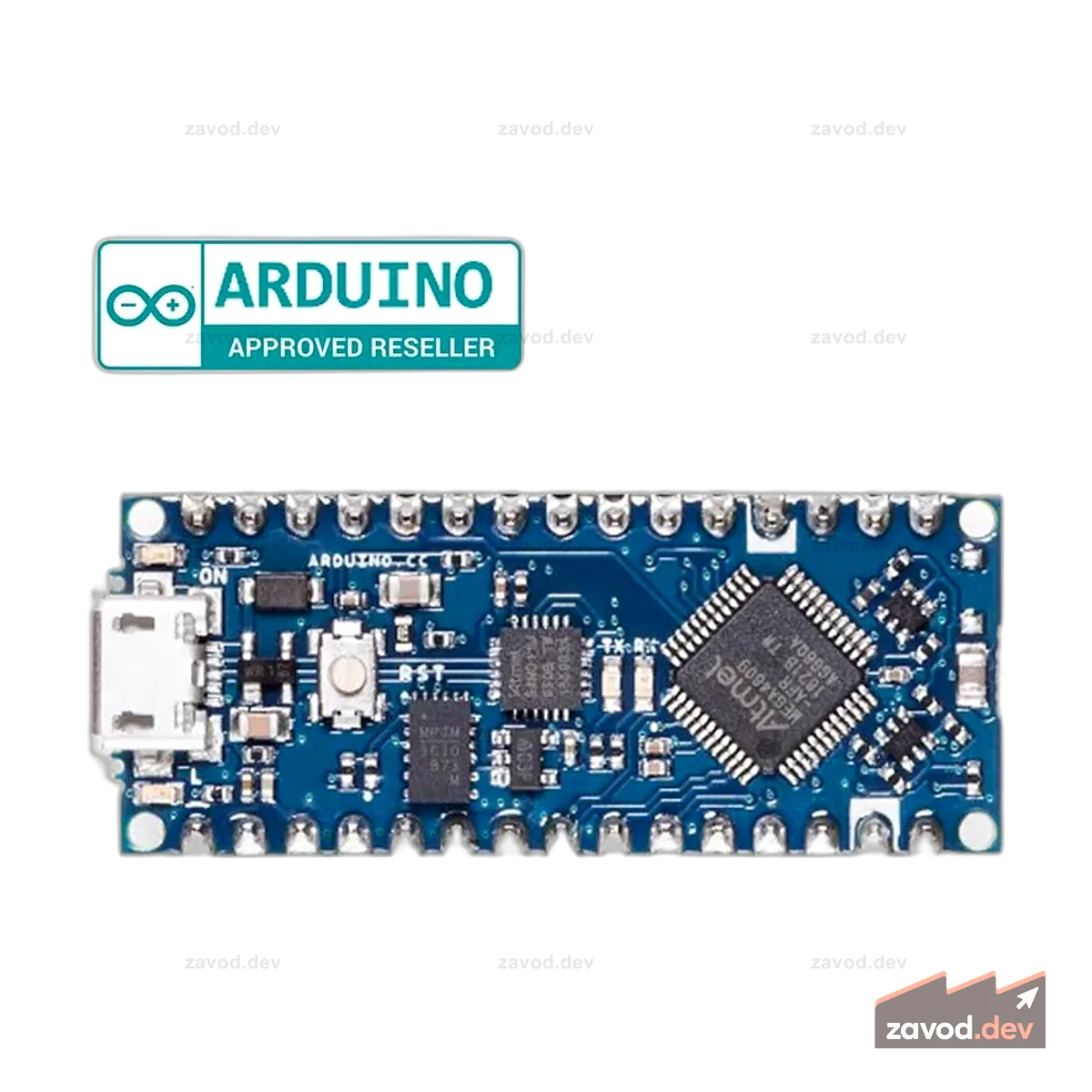 Arduino Nano Every с разъемами ABX00033