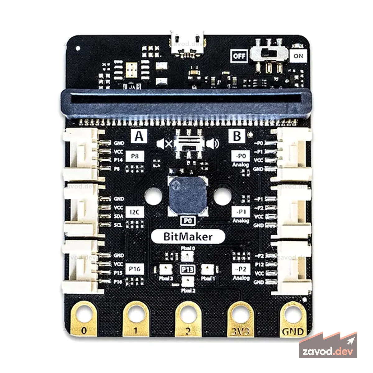 BitMaker - Плата расширения Grove для Micro:bit (6 портов Grove)