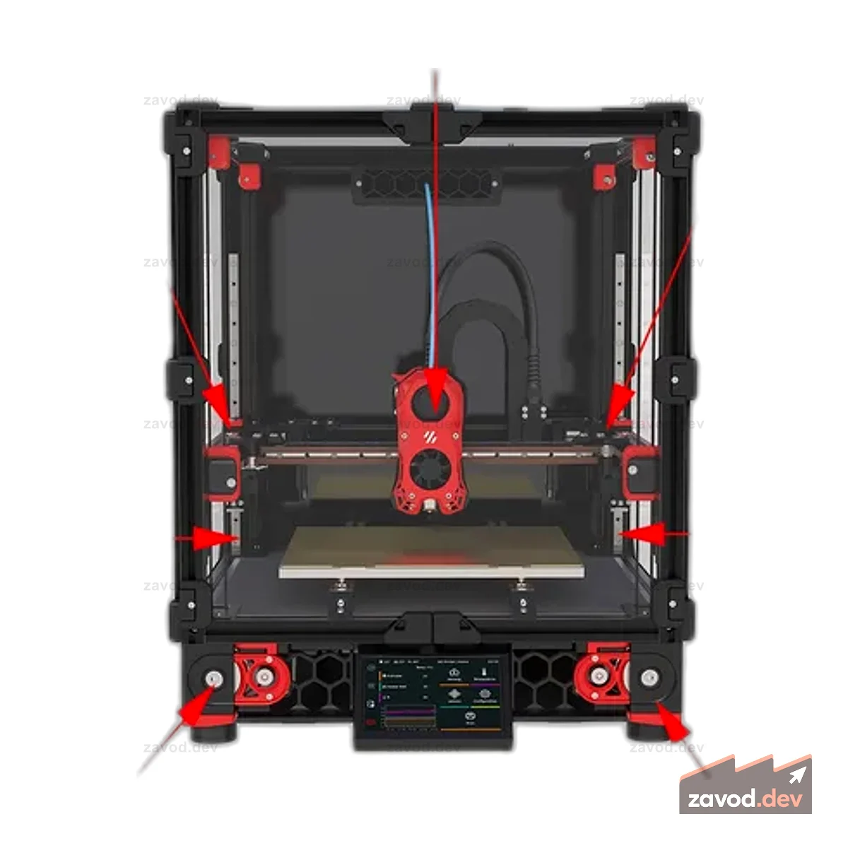 FYSETC 3D-принтер Voron2.4 R2 Pro Комплект шагового двигателя 3D-двигатель Ptinter Высокая термостойкость поддерживает высокоскоростную печать для VORON 2.4
