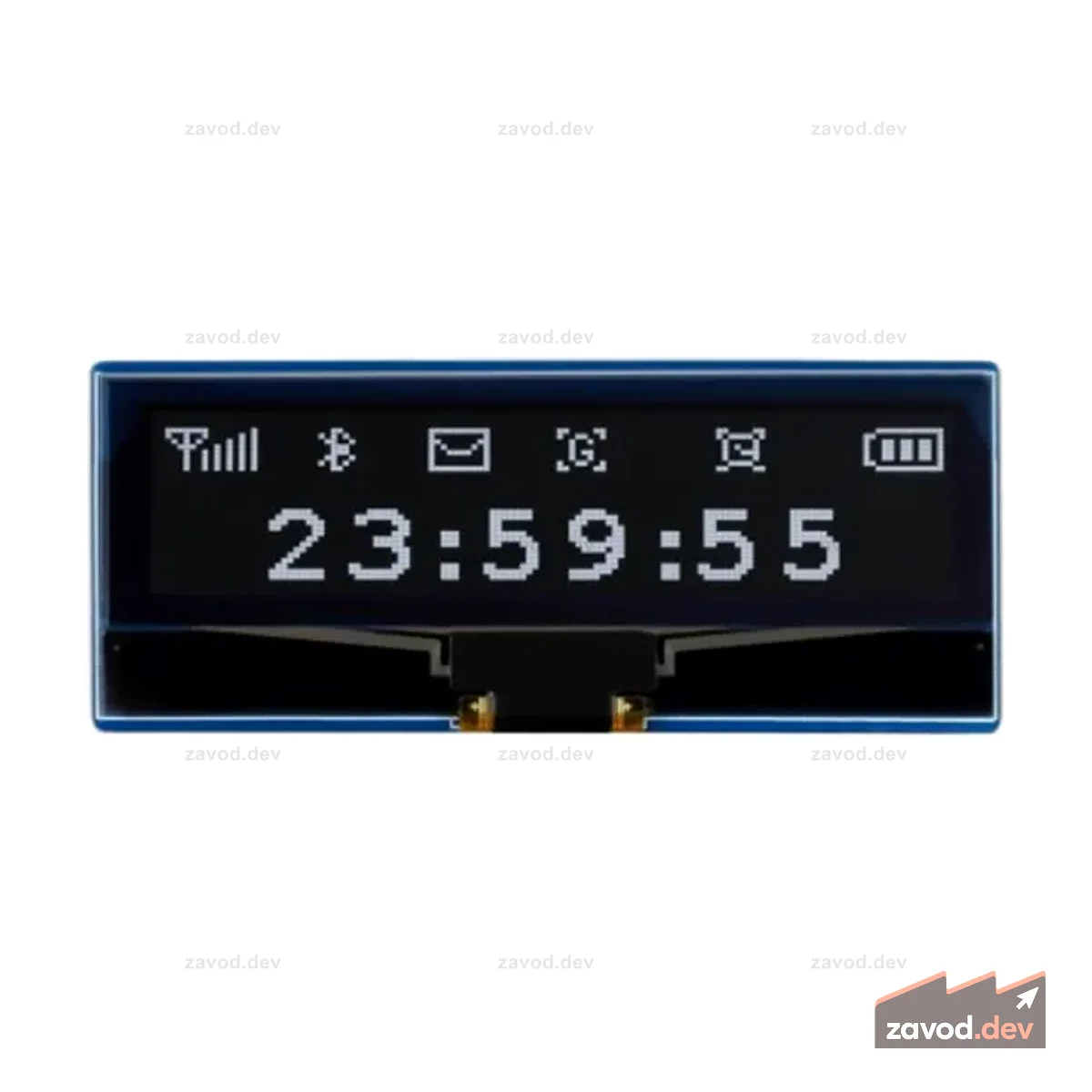 2,23-дюймовый OLED-модуль дисплея для Raspberry Pi Pico, 128×32, SPI/I2C