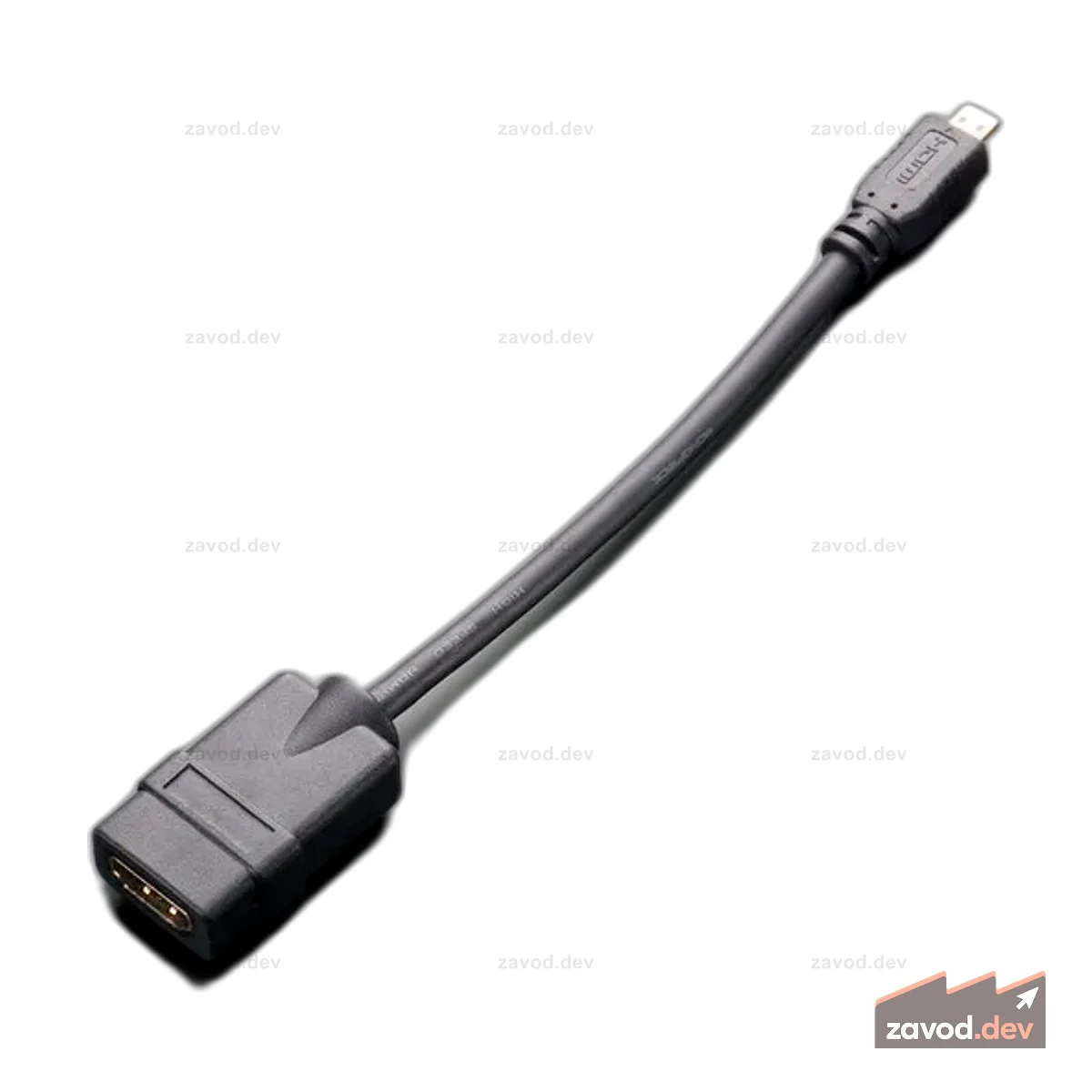 Кабель-переходник с разъемом Micro-HDMI на HDMI