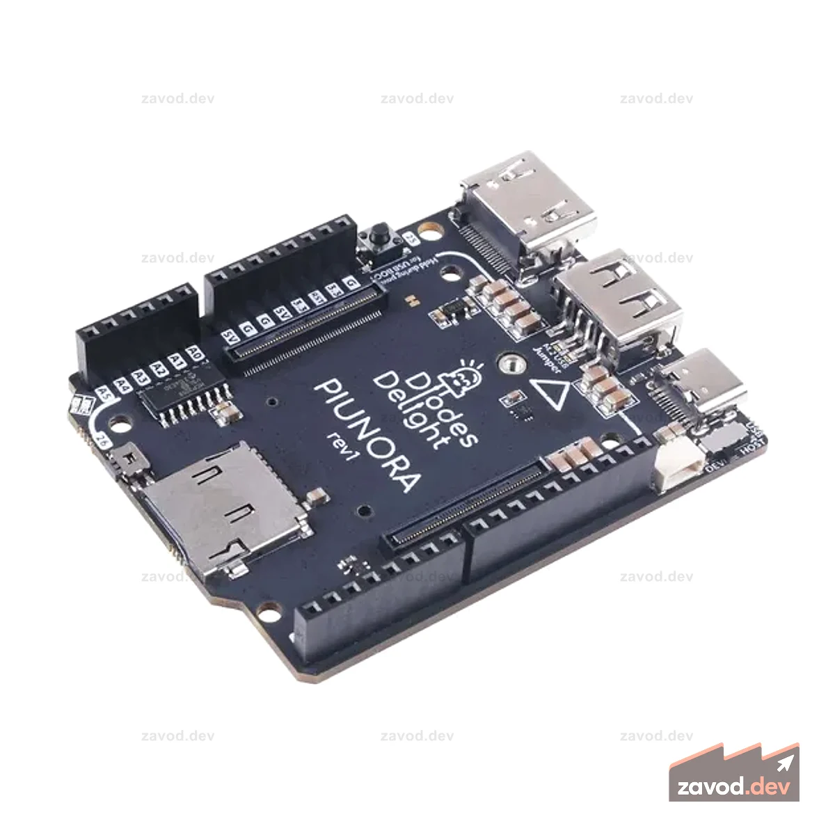 Несущая плата Piunora Raspberry Pi CM4 — стандартный порт HDMI | M.2 B-КЛЮЧ | PCI-е | АЦП | Разъем Qwiic/Stemma QT — программируется под Linux