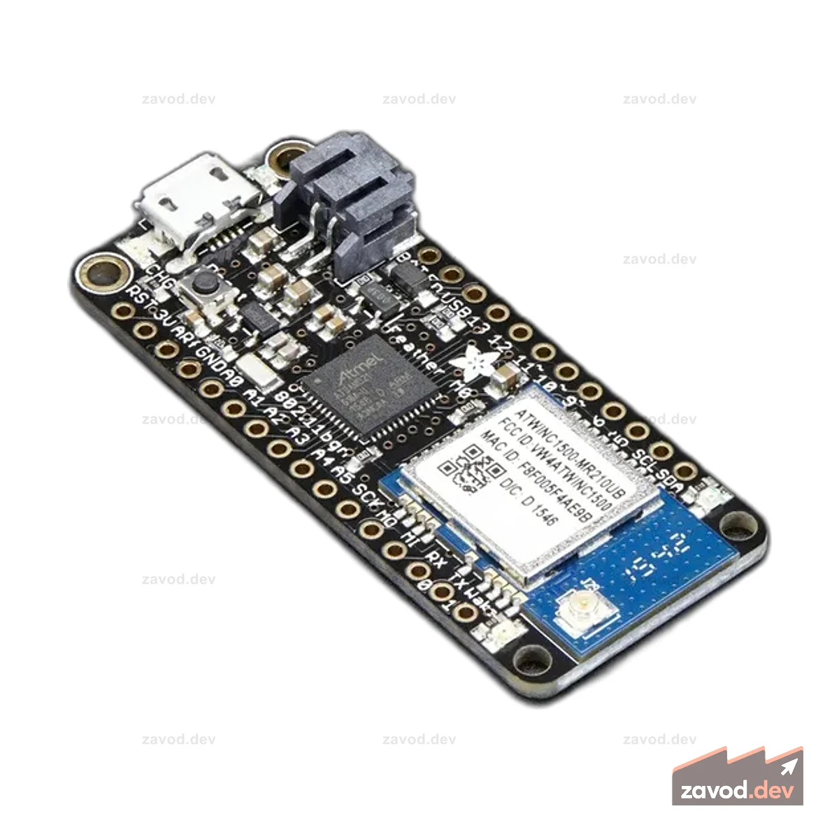 Adafruit Feather M0 WiFi с uFL — ATSAMD21 + ATWINC1500 [fw 19.4.4]