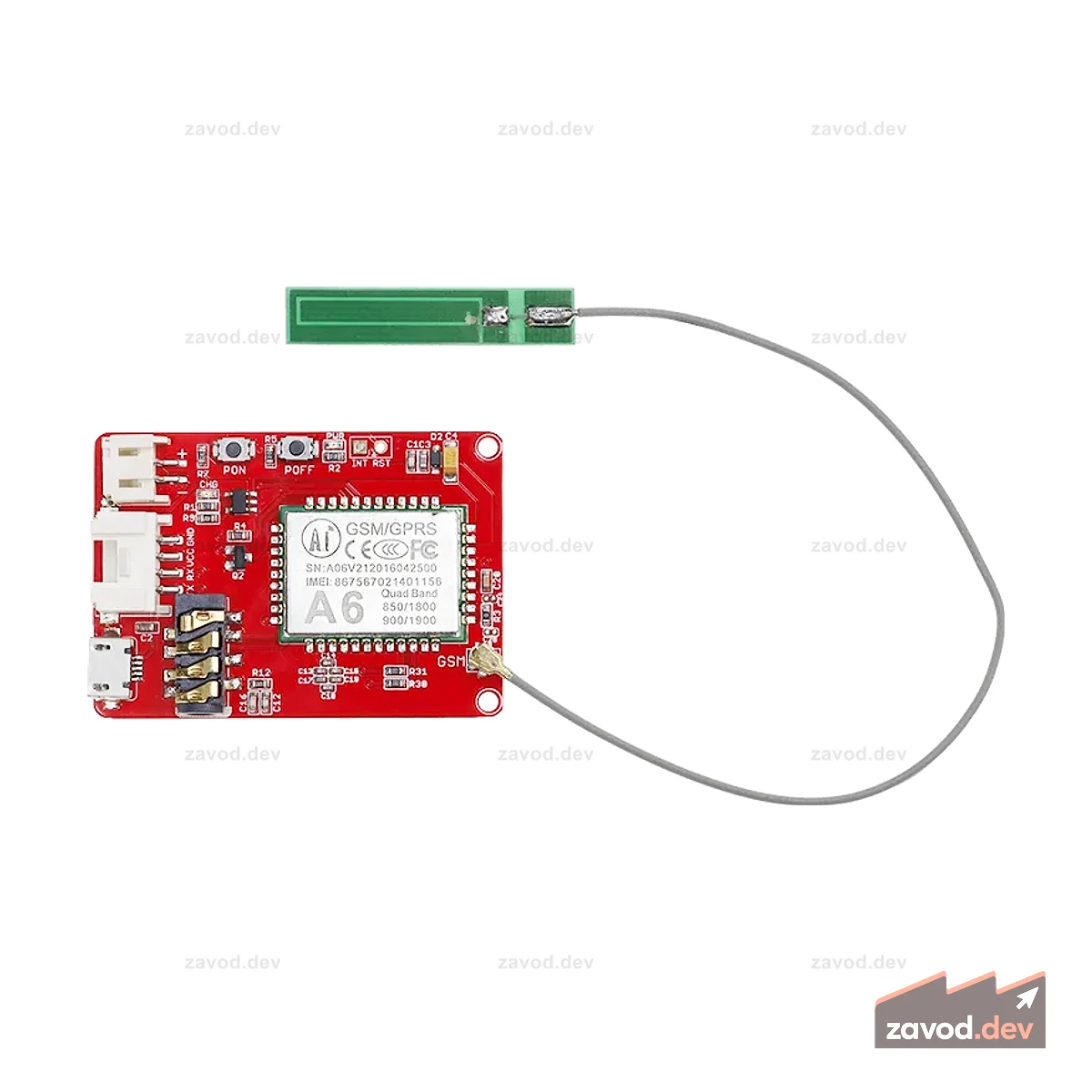 Crowtail- A6 GPRS/GSM модуль