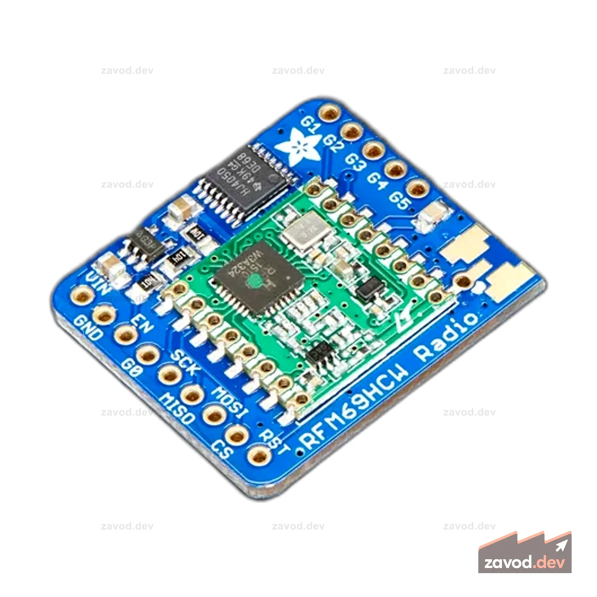 Радиопередатчик Adafruit RFM69HCW - 868 или 915 МГц
