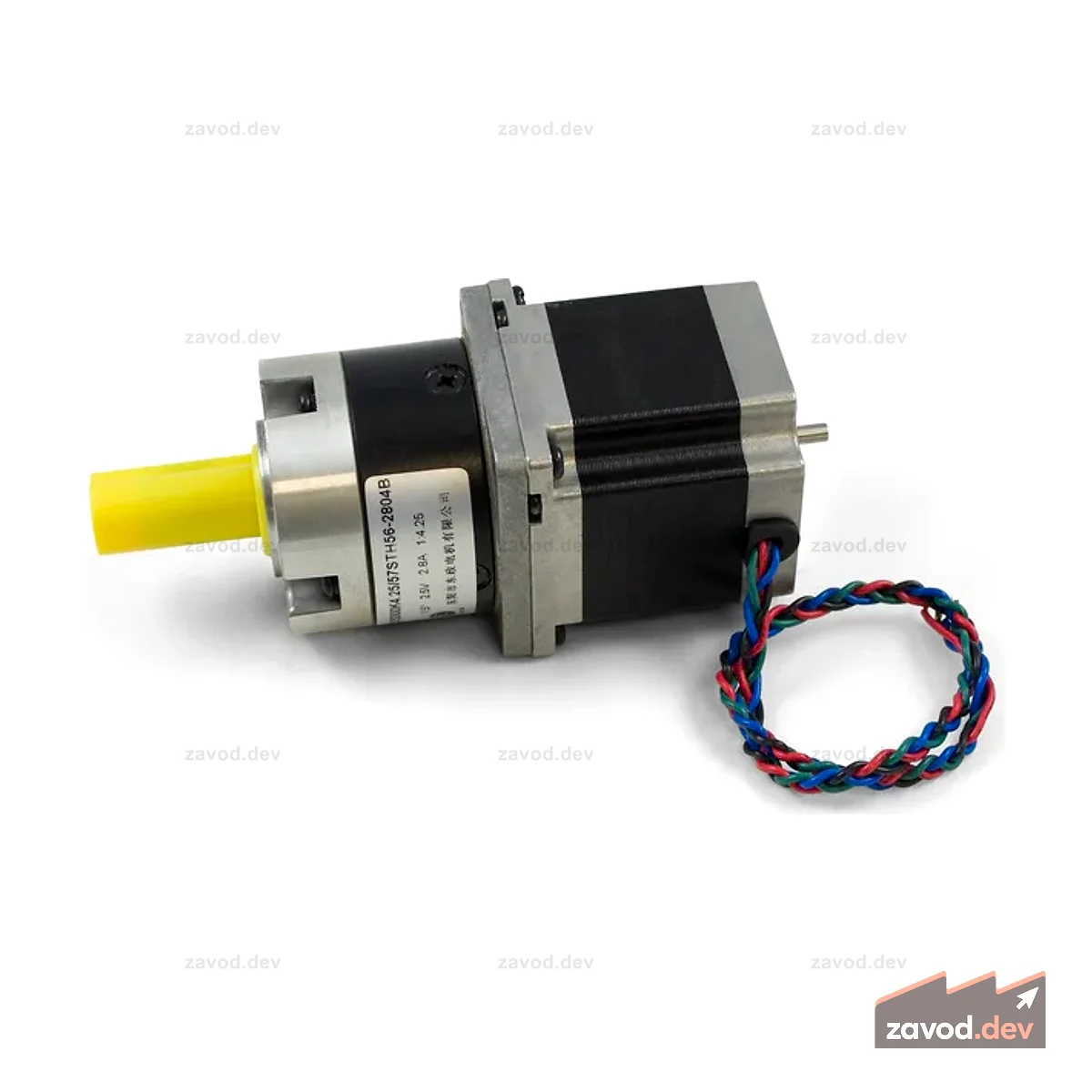 3332 - 57STH56 Биполярный шаговый двигатель NEMA-23 с коробкой передач 4,25:1