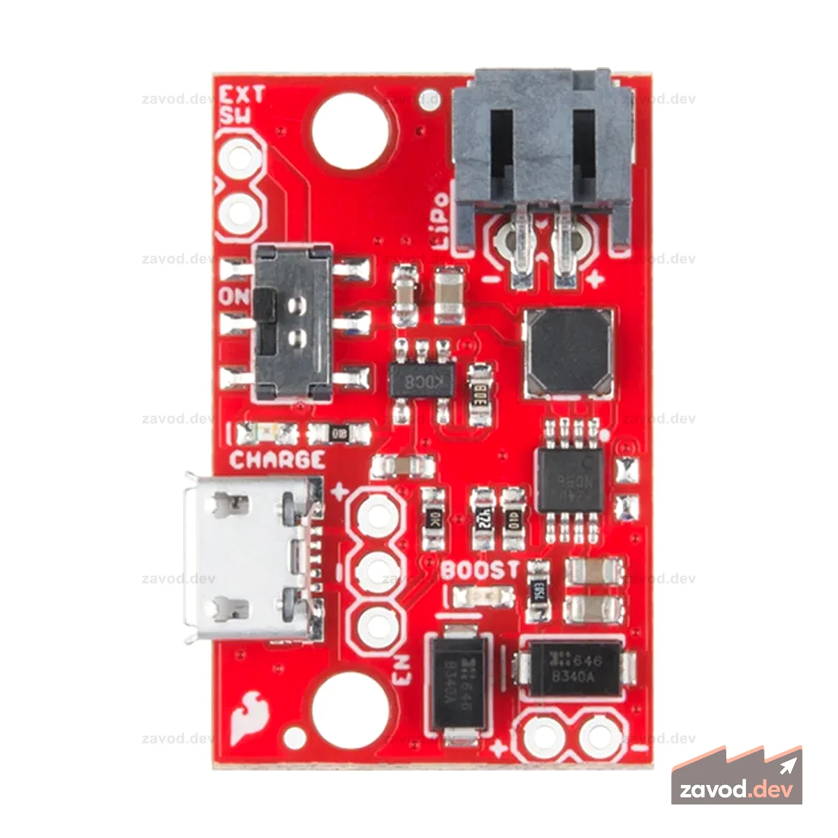 Зарядное устройство/усилитель LiPo SparkFun - 5 В/1 А