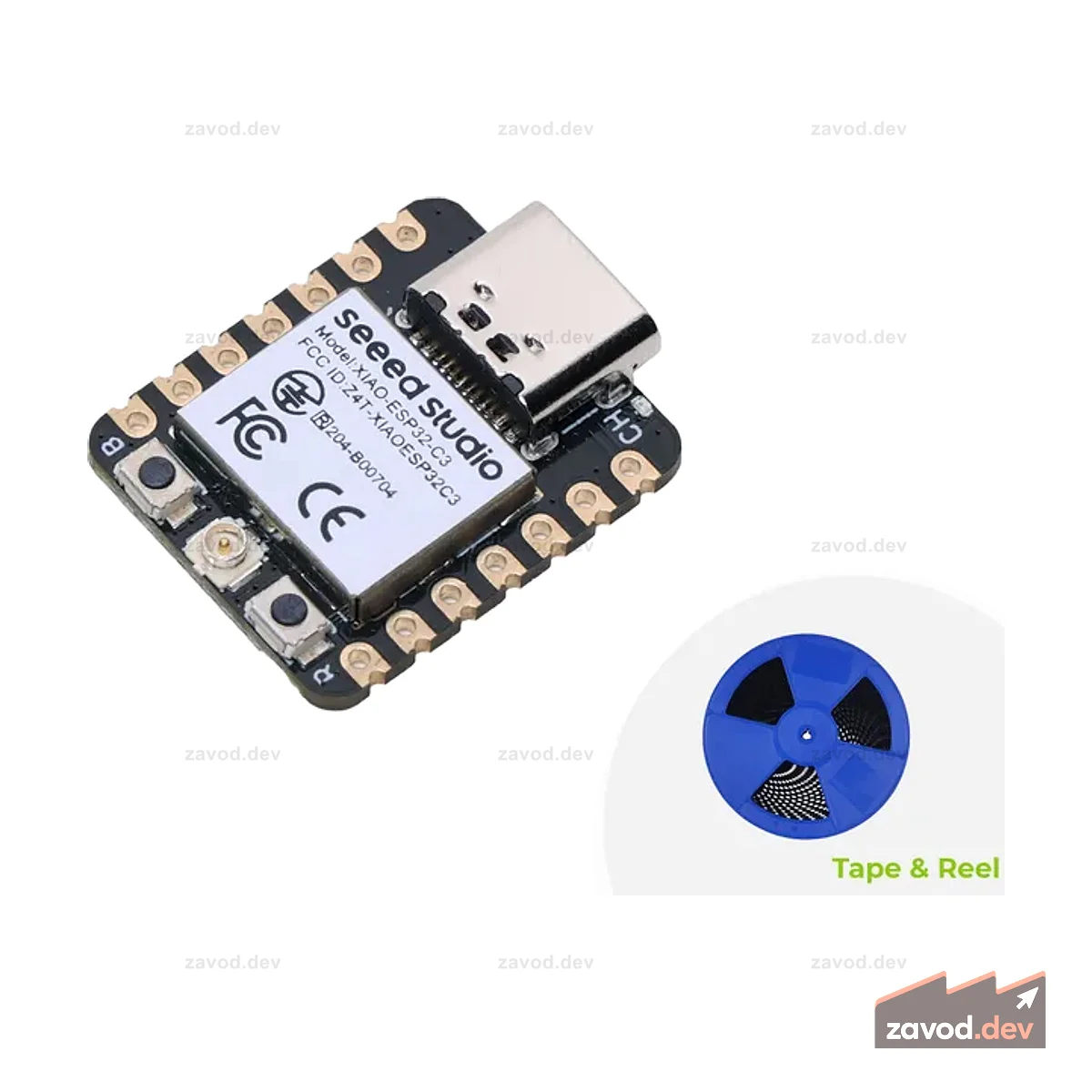 Seeed Studio XIAO ESP32-C3 (лента и катушка)