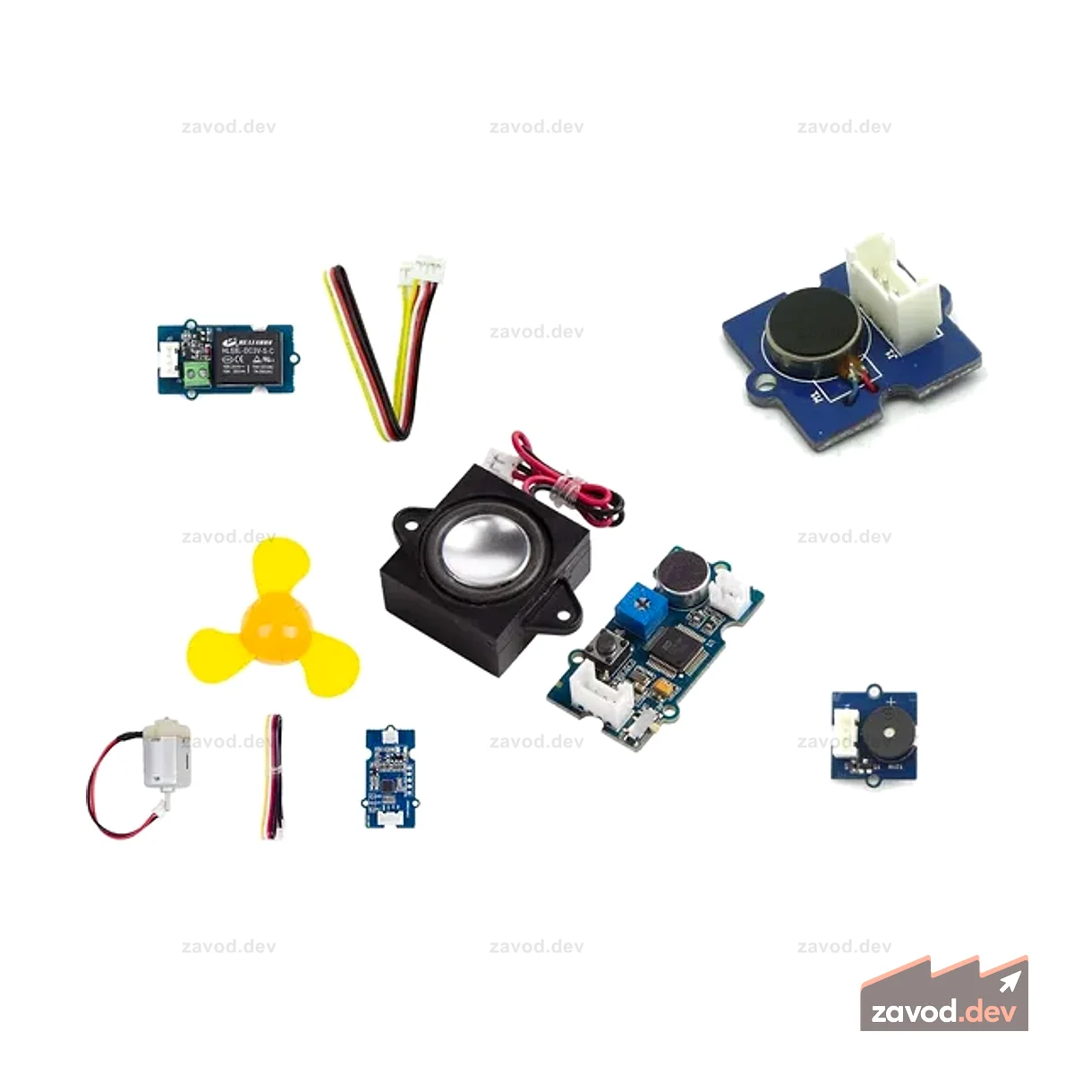 Комплект исполнительных модулей Grove(5) для Microbit и Arduino