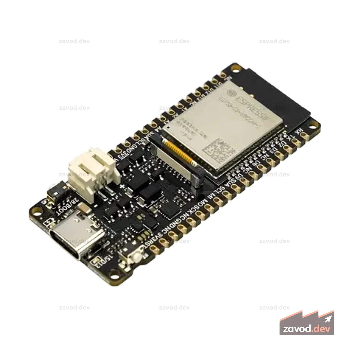 Плата разработки FireBeetle 2 ESP32-C5 IoT (2,4/5 ГГц Wi-Fi 6, солнечная зарядка, домашний помощник)