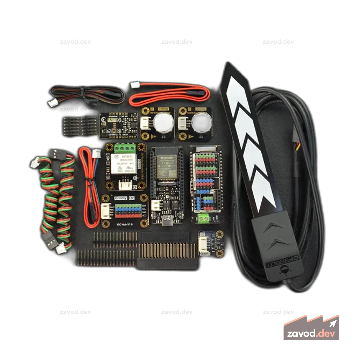 Комплект датчиков окружающей среды Hackster & DFRobot EEDU (ESP32)