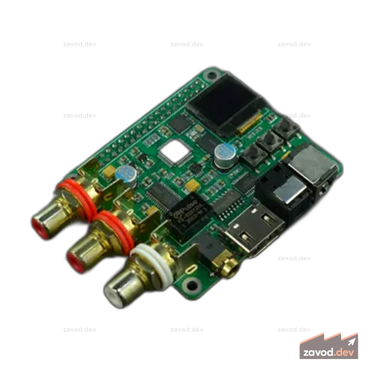 Плата аудиодекодера ЦАП для Raspberry Pi 3B+/4B
