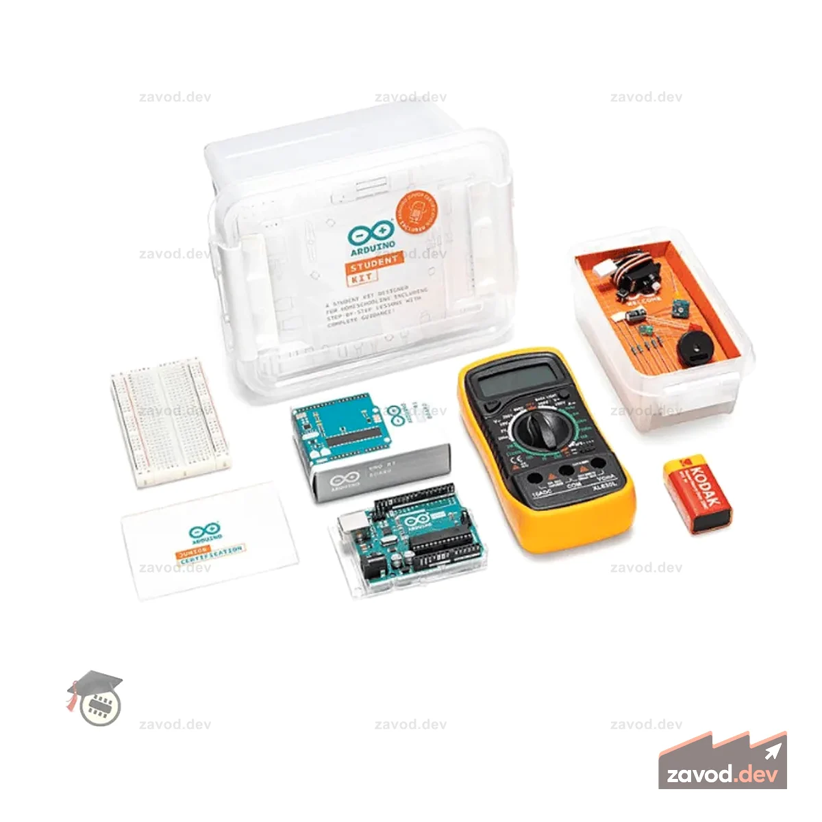 Комплект сертификации Arduino Junior: комплект и экзамен