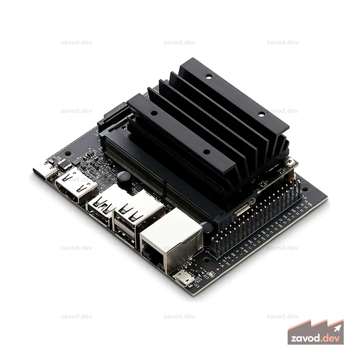 Комплект разработчика NVIDIA® Jetson Nano™ 2 ГБ (беспроводной адаптер 802.11ac в комплекте)