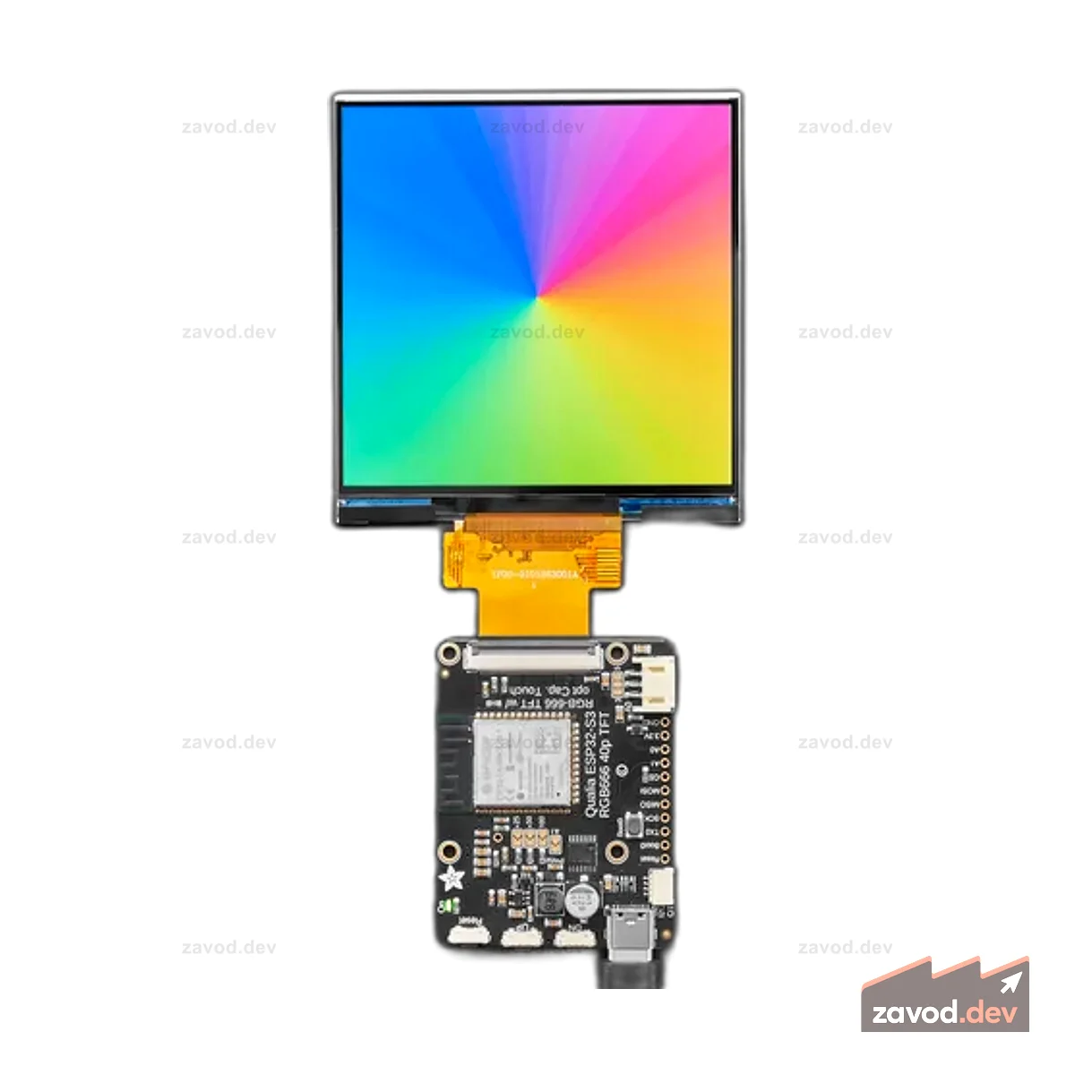 Квадратный TTL-экран RGB RGB — 4 дюйма, 480x480, без сенсорного экрана